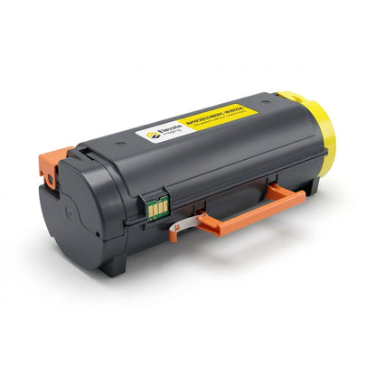 Elevate Imaging remanufactured HP W2022A (414A) yellow toner cartridge with orange pull-tab.