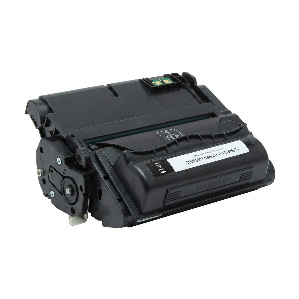 Elevate Imaging compatible HP Q5942X high-yield black laser toner cartridge on a white background.
