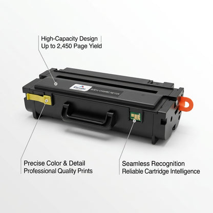 Elevate Imaging HP 211X W2112X high yield yellow toner with 2,450 page yield and smart chip.