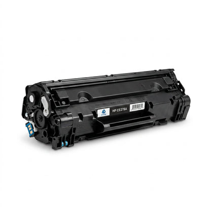 Elevate Imaging compatible HP CE278A black laser toner cartridge on a white background.
