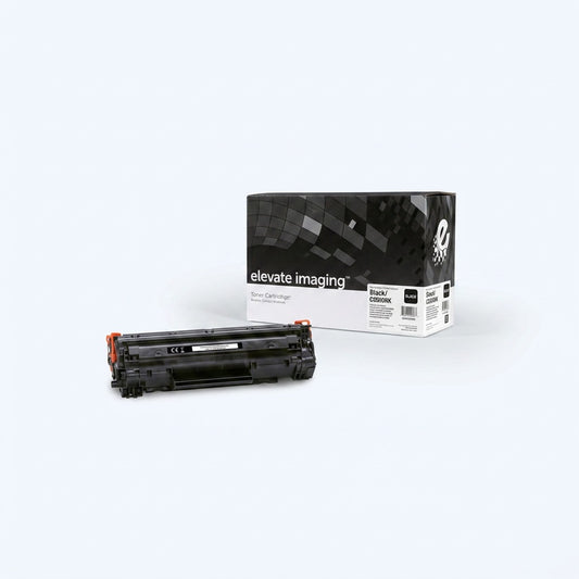 Elevate Imaging compatible HP 147A (W1470A) black laser toner cartridge with its retail box.