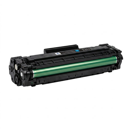 Elevate Imaging remanufactured HP 206X (W2111X) Cyan High Yield toner cartridge on a white background.
