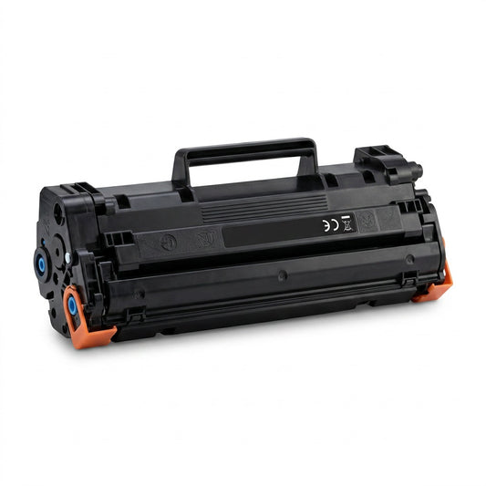 Elevate Imaging compatible black toner cartridge for HP 49A and 53A printers on a white background.