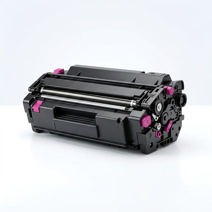 Elevate Imaging remanufactured magenta toner cartridge for HP 645A (C9733A) on a white background.