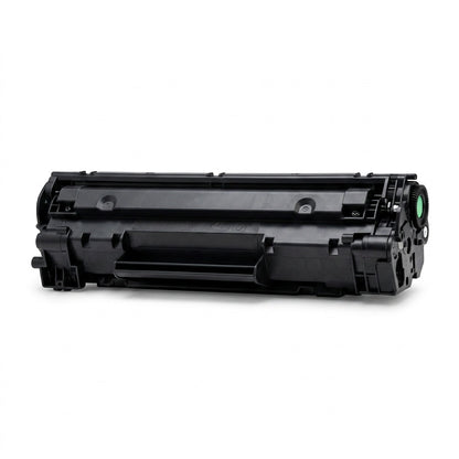HP 504A (CE250A) black remanufactured toner cartridge by Elevate Imaging on white background.
