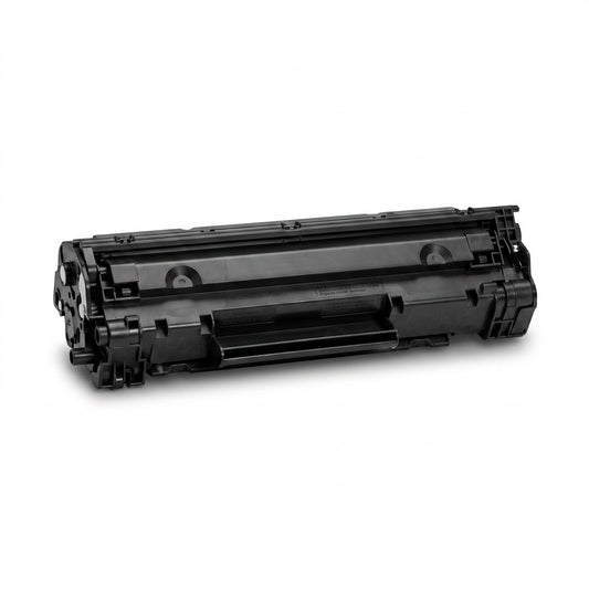 HP 64X (CE264X) high yield black remanufactured toner cartridge by Elevate Imaging on white.