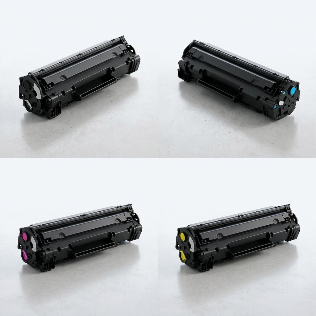 Grid of four Elevate Imaging remanufactured cartridges in black, cyan, magenta, and yellow for HP 651A.