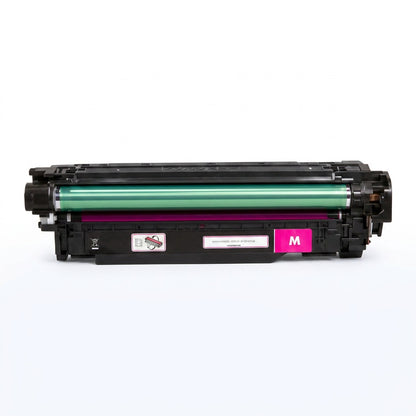 Elevate Imaging remanufactured HP 507A (CE403A) magenta toner cartridge on a white background.