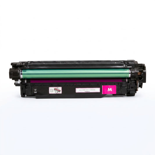 Elevate Imaging remanufactured HP 507A (CE403A) magenta toner cartridge on a white background.
