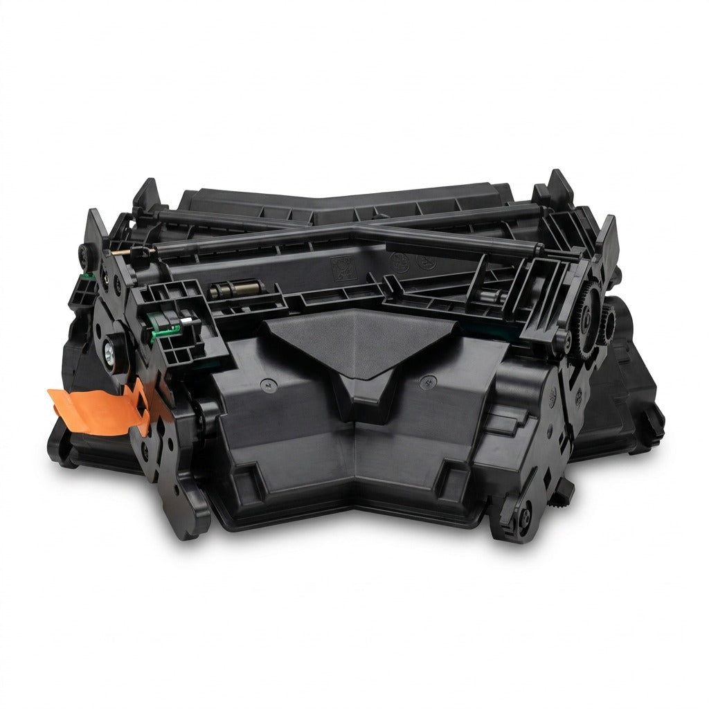 Elevate Imaging compatible HP 26X CF226X high yield black toner cartridge on white background.