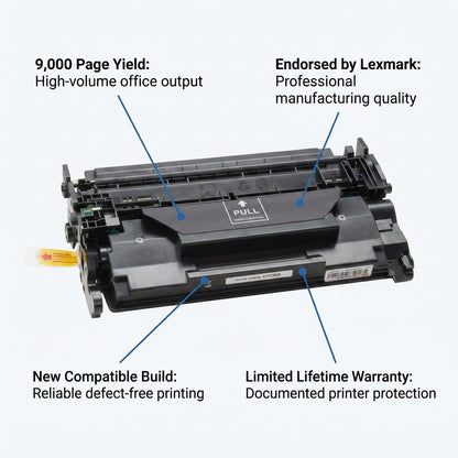 Elevate Imaging HP 26X CF226X toner cartridge featuring 9,000 page yield and high-quality build.