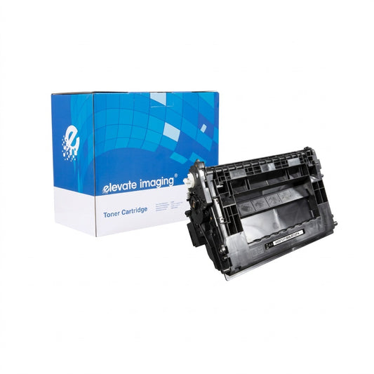 Elevate Imaging compatible black toner cartridge for HP 37A (CF237A) with branded retail box.