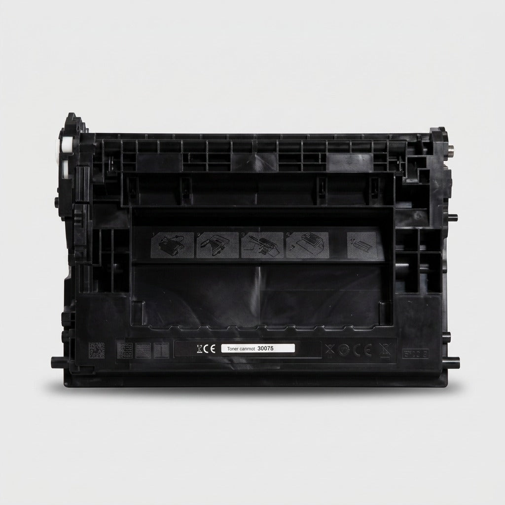 Elevate Imaging compatible HP 37X (CF237X) high yield black toner cartridge on a light background.