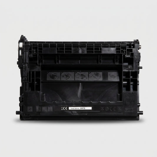 Elevate Imaging compatible HP 37X (CF237X) high yield black toner cartridge on a light background.