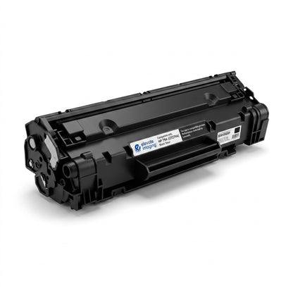 Elevate Imaging compatible HP 79A (CF279A) black toner cartridge on a white background.