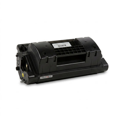 Elevate Imaging compatible HP 81X (CF281X) black high yield toner cartridge on white background.