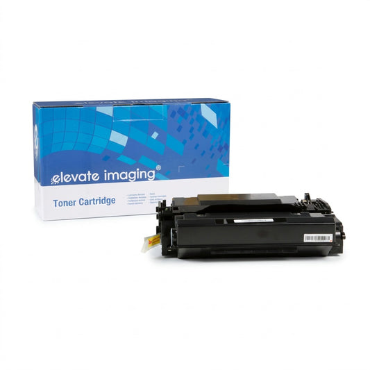Elevate Imaging compatible HP 87X (CF287X) high yield black toner cartridge with retail box.