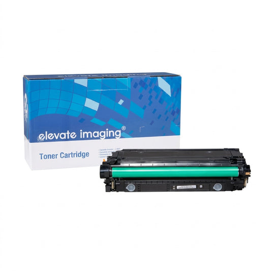 Elevate Imaging remanufactured black toner cartridge for HP 508A (CF360A) with retail box.