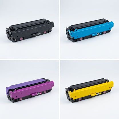 Grid showing four Elevate Imaging HP 508X toner cartridges in black, cyan, magenta, and yellow.