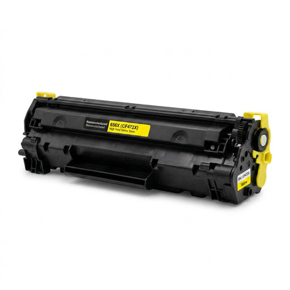 Elevate Imaging remanufactured HP 656X (CF472X) High Yield yellow toner cartridge for laser printers.
