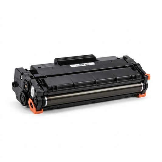 Elevate Imaging remanufactured HP 410X (CF410X) high yield black toner cartridge on white background.
